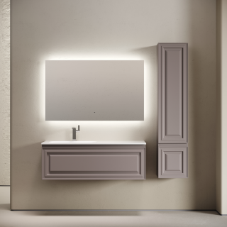 Тумба подвесная под раковину Sancos Very VR120LSM левая 120 см Doha Soft